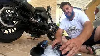 Custom Gourmet - Trocando as Ponteiras da Harley Roadster 1200