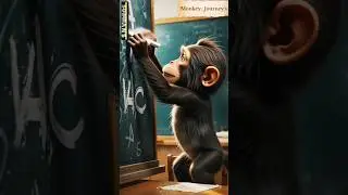 🧑&zwj;🏫ABCD Sikhata Bandar | Трогательная история о животных🏫🐒 #trending #viral #youtubeshorts #ytsho...