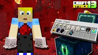Finally, loot a NEW MOB! The NETHER is OPEN! Minecraft Craft Attack 13 #09.1