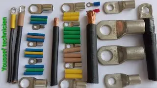 Comment sertir des cosses électriques sur des câbles# مكبس هيدروليك