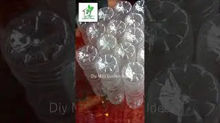 Recycling Plastic Bottles to Make Beautiful Planter Pot #shorts #recycling #plasticbottles #pot