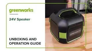 GW 24V Bluetooth Speaker - Unboxing and Operation Guide