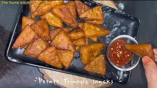 Potato Triangle Snacks | Potato Snacks | Easy recipes| Snacks Recipes | Quick & Tasty 