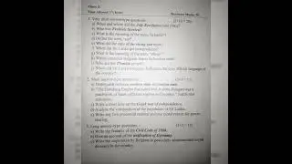 CBSE: CLASS 10 SST QUESTION PAPER (PA-1)