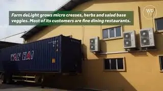 Vertical farm:Wine&Dine Magazine introducing Arianetech's indoor farming project with Farm Delight