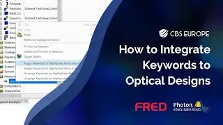 How to Integrate Keywords to Optical Designs