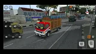 Finishing Chicken Delivery to Sukoharjo City with Tampomas Truck - Truck Simulator Indonesia - Andro