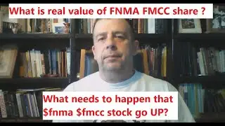 What needs to happen that $fnma $fmcc stock go UP and what is real value of FNMA FMCC share