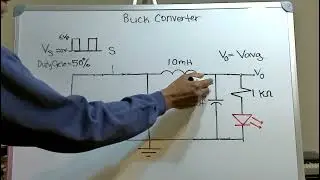 Resistor, Capacitor, Diode Buck Converter Circuit!
