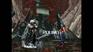 KOF Mugen- Revenge of Angel by Ultimate K9999 against Rugal in a Rugal Crashed Plane