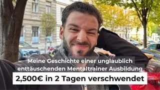 Die entt&auml;uschendste Ausbildung meines Lebens l Dipl. Mentaltrainer Ausbildung ohne Qualit&auml;tsanspruch