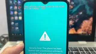 Only official released binaries are allowed to be finished Samsung A02 flashing 2026 !