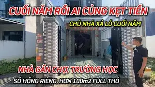 Chủ xả lỗ cuối năm | nhà sổ hồng riêng - hơn 100m2 full thổ | nha268 Lê Lung Tập 5