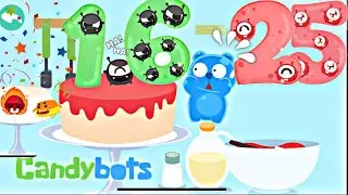 🥳16-25 CANDYBOTS NUMBERS WITH MARIANDAUTISM.. EDUCATIONAL LEARNING FOR KIDS! 📚🔢🎉