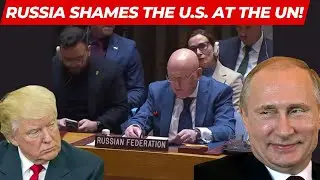 Russia Publicly Humiliates the U.S. at the UN Security Council| Tense Diplomatic Clash