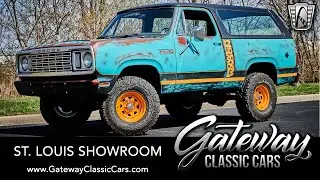 1977 Dodge Ramcharger Power Wagon Gateway Classic Cars St. Louis #8993