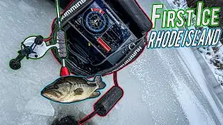 Комплект Humminbird Helix 7 All Season помогает мне поймать тонны рыбы! Первый лед в Род-Айленде (ТОЛЬКО ДЛЯ джиг-приманок)