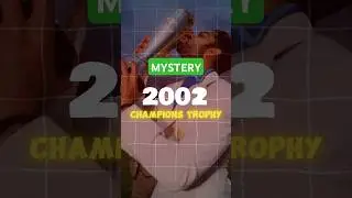 2002 Champions Trophy Final: Mystery 😱 #shorts #ytshorts #cricket #india #srilanka #minecraft