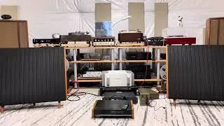 Quad ESL 57 speakers with EAR Yoshino 868PL and 890 Amp Jaaz