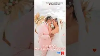 A PERFECT MIAMI BEACH WEDDING 🤩 Miami photographer Tel: +1 5167215385 #wedding ing