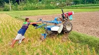 Time to take the power tiller off the Road | Power Tiller | tractor machine |দক্ষ ড্রাইভিং ট্রাক্টর