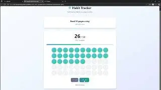 One-Shot Challenge - Habit Tracker App