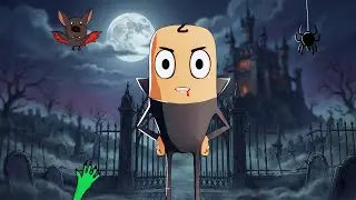 A Lonely Vampire | Sunset to Sunrise Vampire Cartoon Story 🧛&zwj;♂️