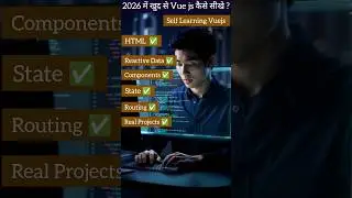 🤔 How to learn Vue js by yourself in 2026 | How to learn Vuejs | #shorts #coding #vuejs #simplici...