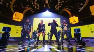 Black Eyed Peas - Dirty Bit - Time Of My Life - Live X Factor 2010 (HD)