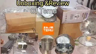 Our first TEMU Haul |unboxing &Honest review |All Kitchen Item's |Free Gift