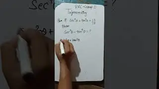RRC-GROUP-D TRIGONOMETRY QUESTIONS WITH TRICK #shorts #maths #tricks #trigonometry
