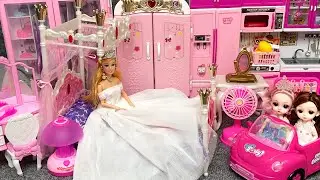 11 Minutes of Satisfying Princess Dollhouse Unboxing | Dreamy Toy Play | ASMR