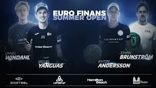 Euro Finans Summer Open  - Windahl/Yanguas vs. Andersson/Brunström