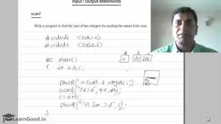 3 9 0 scanf Program   Sum of two input numbers