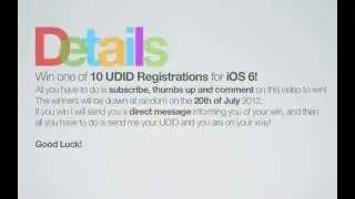 (Open) Free UDID Registration - Win 1 of 10 Registrations!