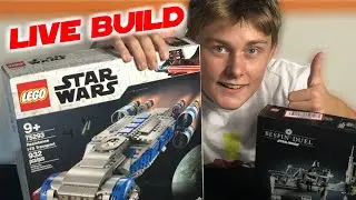 LEGO Star Wars Bespin Duel & Resistance ITS Transport LIVE Build! #livebuild