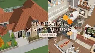 Autumnal family House | The Sims Freeplay | Let's Build & house tour | Lea and Denny