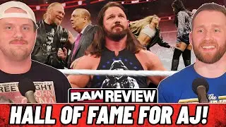 WWE Raw Review 2/23/26! AJ Styles to the HALL OF FAME! Liv Morgan Chooses Stephanie Vaquer!