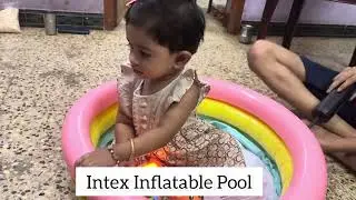 Unboxing Intex inflatable Pool Review | Baby Product #inflatable #pool #kids #baby #product #review 