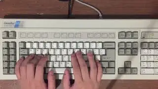 1991 Northgate Omnikey 102 Typing Sound (Alps SKCM White)