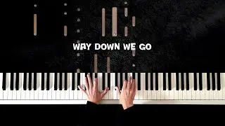 Way Down We Go KALEO Piano Cover Piano Tutorial Instrumental Klavier