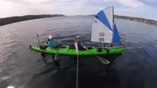 Mit dem Kajak zum Teufelstisch im Bodensee   21. April 2019