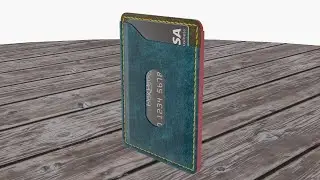 3D Leather Card Holder Configurator-(FREE PATTERN)