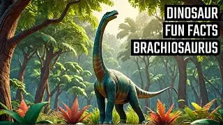 Brachiosaurus Adventure ! Fun Dinosaur Facts for Kids