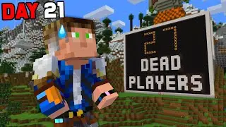 I Survived 30 Days On A Minecraft Hardcore SMP...