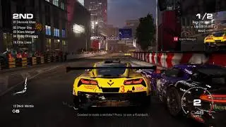GRID (2019 ) - Chevrolet Corvette C7.R Gameplay (PC HD)