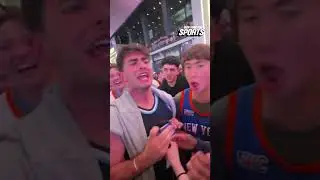 Knicks fans haven't felt this feeling in 25 years 🗣️ #shorts