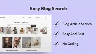 How To Add A Blog Only Search Bar To Your Shopify Store In 2024!
