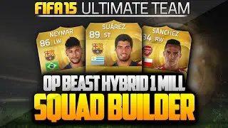 FIFA 15 SQUAD BUILDER | OP BEAST 1 MILL SQUAD | FT SUAREZ NEYMAR AND SANCHEZ