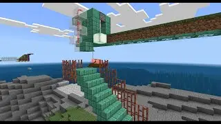 Minecraft science. Testing a copper golem monorail design